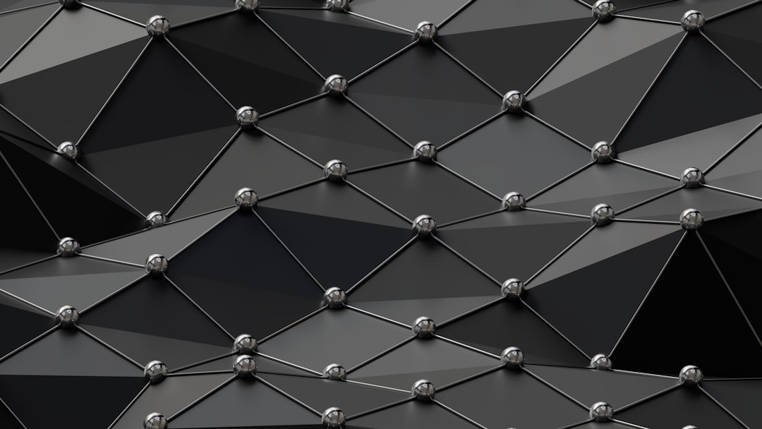 an-abstract-black-and-white-background-with-silver-balls-imilpr1aojo